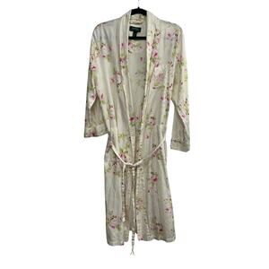 Cottagecore Floral Robe Lauren Ralph Lauren Soft Cotton Medium